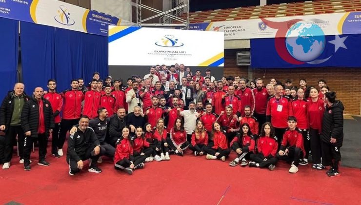 Taekwondo Ümit Milli Takımı Avrupa’yı Fethetti