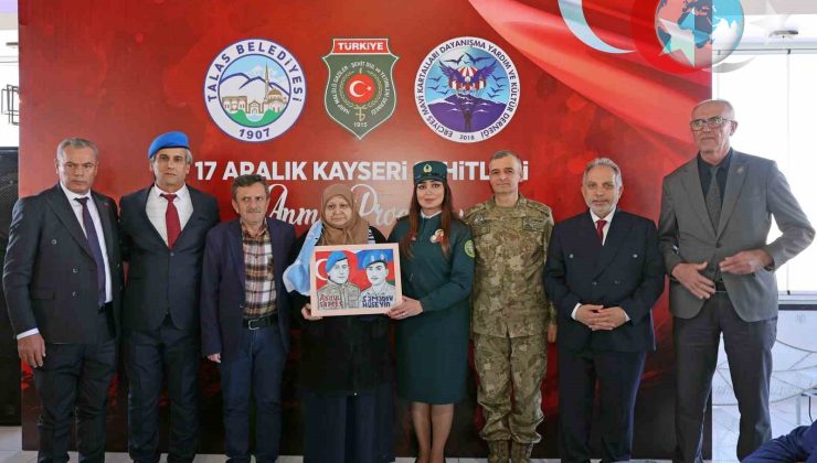 Talas’ta Anlamlı Anma Buluşması: Şehit Aileleri ve Gaziler Onurla Karşılandı