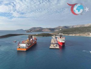 Türkiye’nin Deniz Filosuna Yeni Katılan Sondaj Gemisi West Dorado Mersin’e Demir Attı