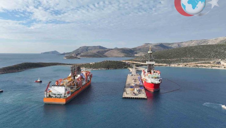 Türkiye’nin Deniz Filosuna Yeni Katılan Sondaj Gemisi West Dorado Mersin’e Demir Attı