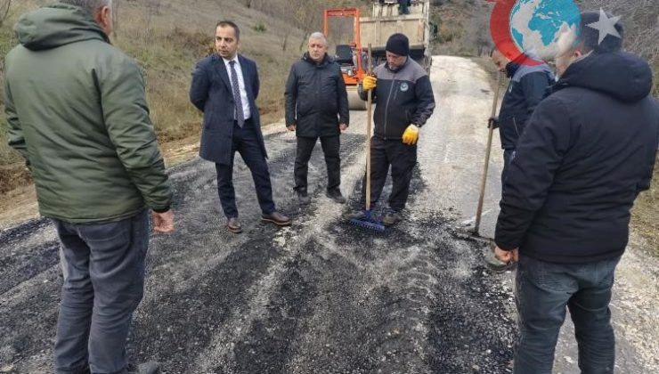 Yenipazar’da Yol Onarım Çalışmalarında Sona Gelindi